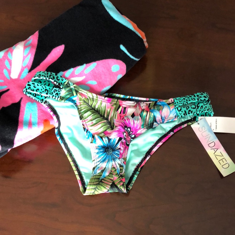 Sundazed multicolored sasha bikini bottom